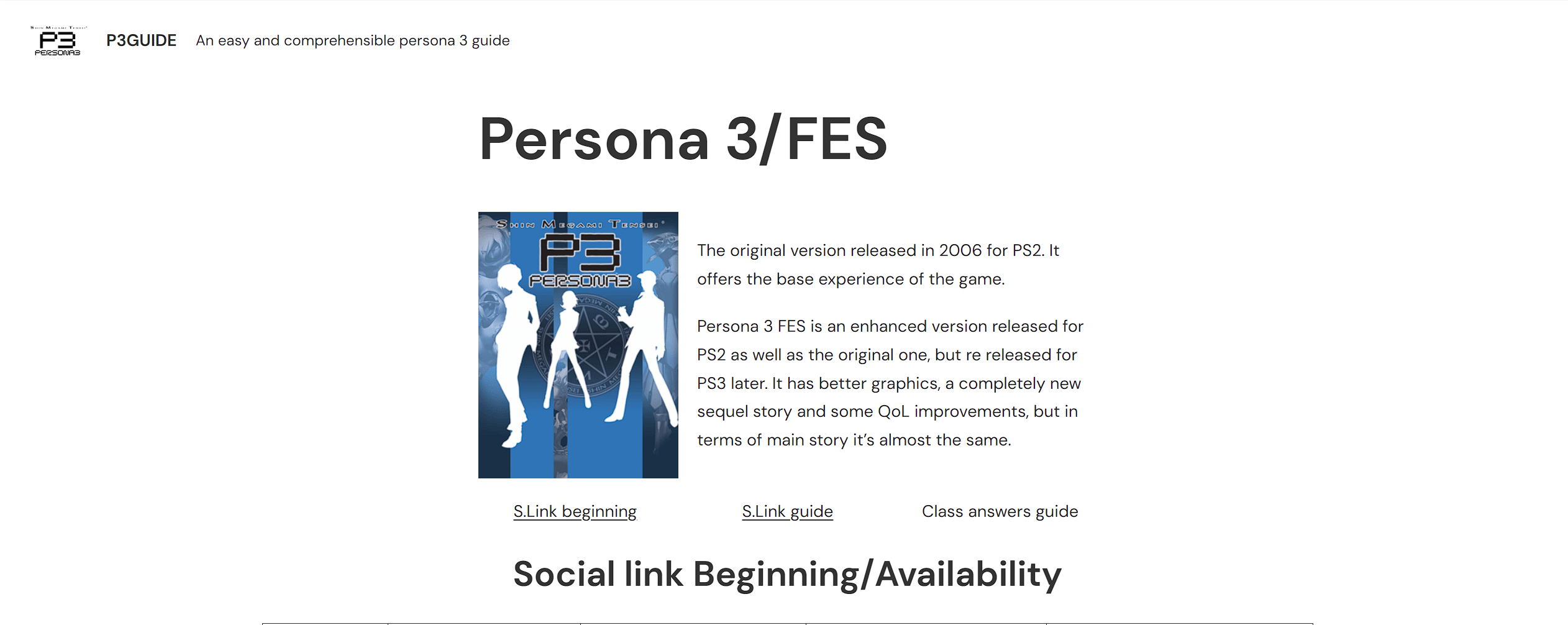 P3 Guide